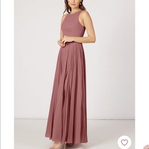 AZAZIE Lindie Dress Size 4 desert rose bridesmaid wedding